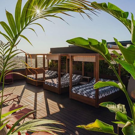 Nobu Hotel Barcellona Esterno foto The rooftop of the hotel