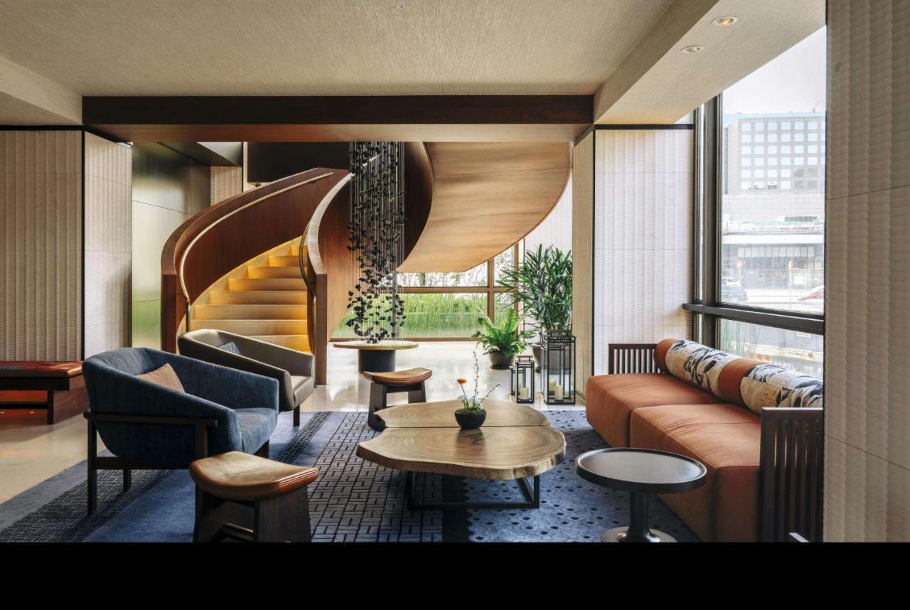 Nobu Hotel Barcellona Esterno foto The hotel's lobby