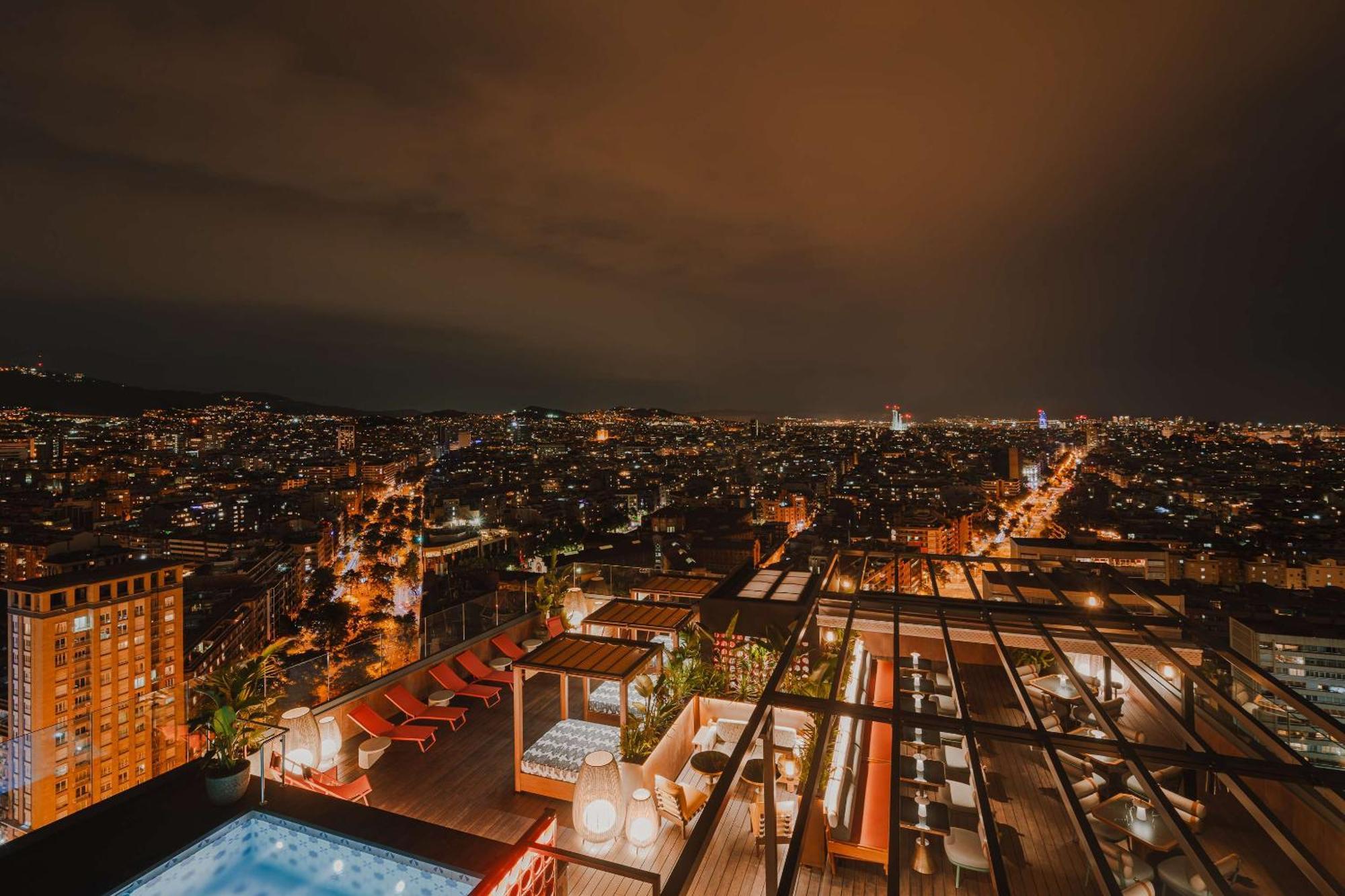 Nobu Hotel Barcellona Esterno foto View of the city from the hotel